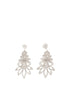 Sterling Silver Chandelier Filigree Earrings